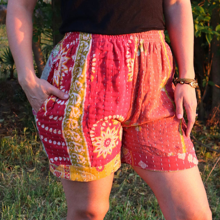 Kantha Shorts - Ethically Made