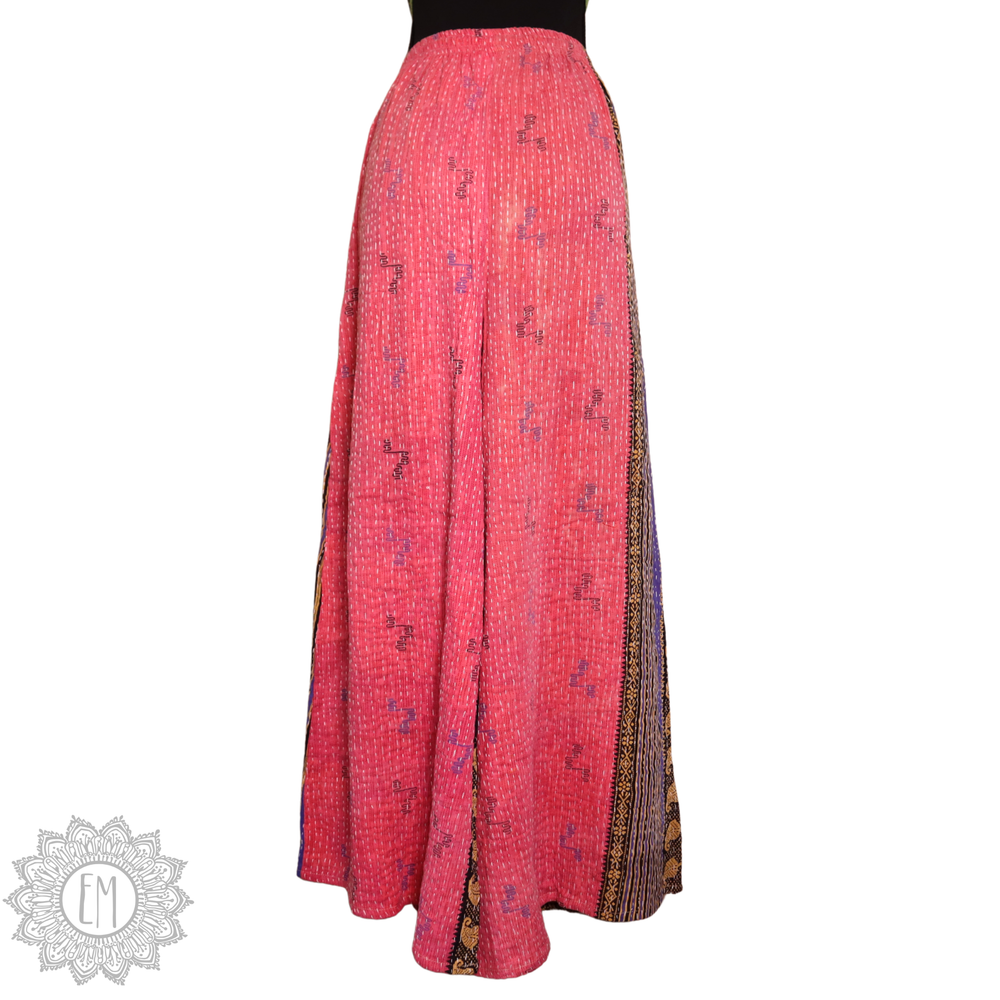 Kantha Palazzo Pants - Small (0002)