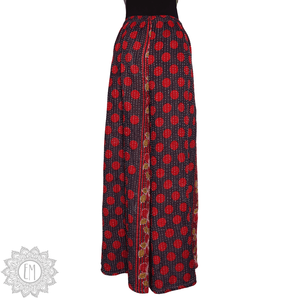 Kantha Palazzo Pants - Small (0004)