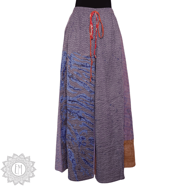 Kantha Palazzo Pants - Medium (0007)