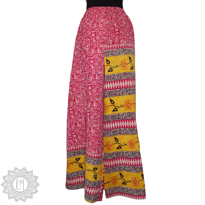 Kantha Palazzo Pants - Medium (0008)