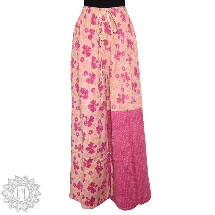 Kantha Palazzo Pants - Large (0009)