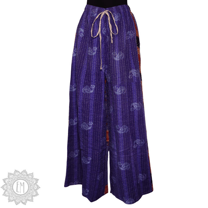 Kantha Palazzo Pants - Large (0010)