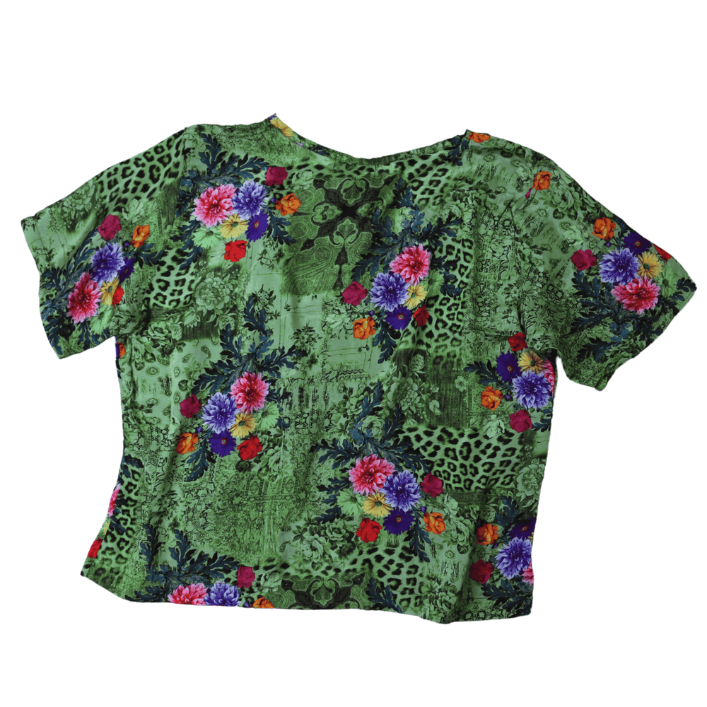 Beatrix Button Top - Medium (0010) - Ethically Made