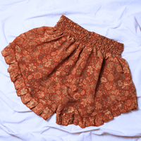 OOAK Silk Sari Shorts XL (0009) - Ethically Made