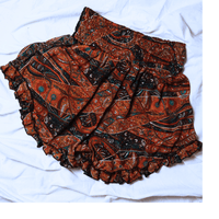 OOAK Silk Sari Shorts XL (0014) - Ethically Made