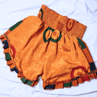 OOAK Silk Sari Shorts XL (0011) - Ethically Made
