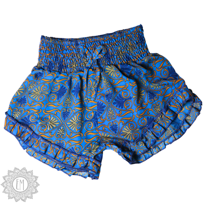 OOAK Silk Sari Shorts Sm/Md (0011)