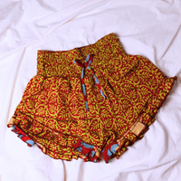 OOAK Silk Sari Shorts Sm/Md (0012) - Ethically Made