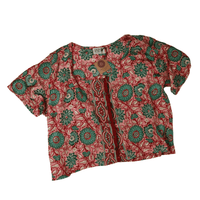 Beatrix Button Top - Medium (0012) - Ethically Made