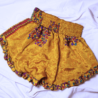 OOAK Silk Sari Shorts XL (0005) - Ethically Made