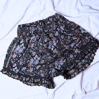 OOAK Silk Sari Shorts XL (0002) - Ethically Made