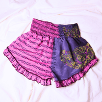 OOAK Silk Sari Shorts Sm/Md (0014) - Ethically Made