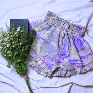 OOAK Silk Sari Shorts XL (0001) - Ethically Made