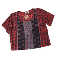 Beatrix Button Top - Medium (0015) - Ethically Made