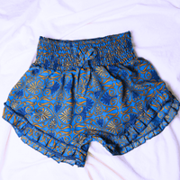 OOAK Silk Sari Shorts Sm/Md (0011) - Ethically Made