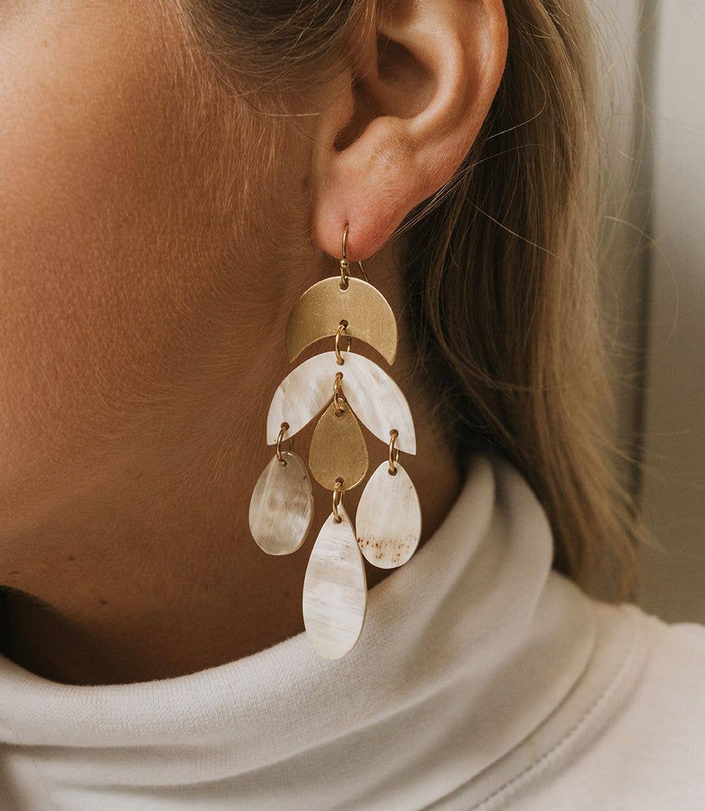 Madhu Teardrop Chandelier Earrings