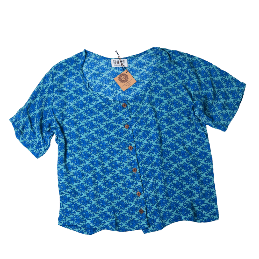 Beatrix Button Top - Small (0002) - Ethically Made