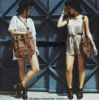 Handmade Moroccan Leather Shoulder Bag - Ethically Made