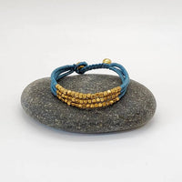 3 Strand Beaded Cord Bracelet - Ethically Made