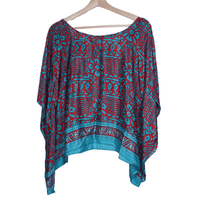 OOAK Sari Crop Top (0004) - Ethically Made