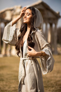 Linen Kaftan Robe