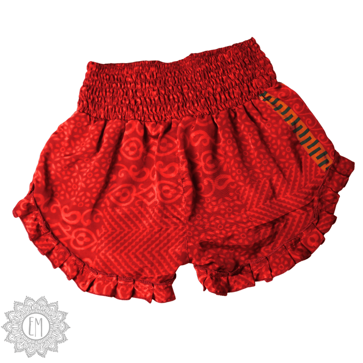 OOAK Silk Sari Shorts Sm/Md (0006)