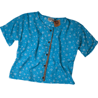 Beatrix Button Top - Large (0006) - Ethically Made