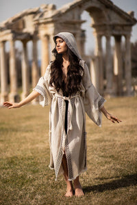 Linen Kaftan Robe