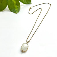 Moonstone Pendant Necklace - Ethically Made