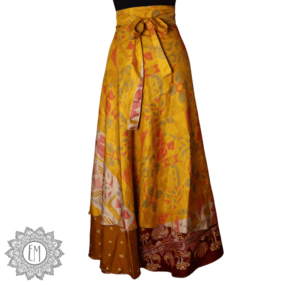 Maxi Wrap Skirt (0008) - Ethically Made