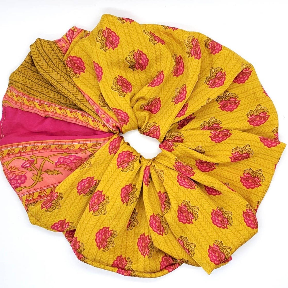 Jumbo Sari Scrunchie - Ethically Made