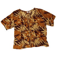 Beatrix Button Top - Medium (0009) - Ethically Made