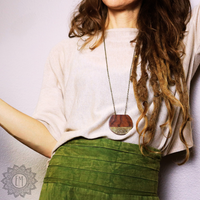 Earth and Sun Necklace