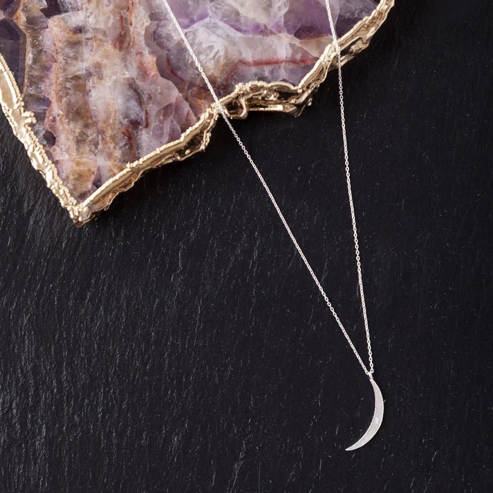 Crescent Moon Necklace - Ethically Made