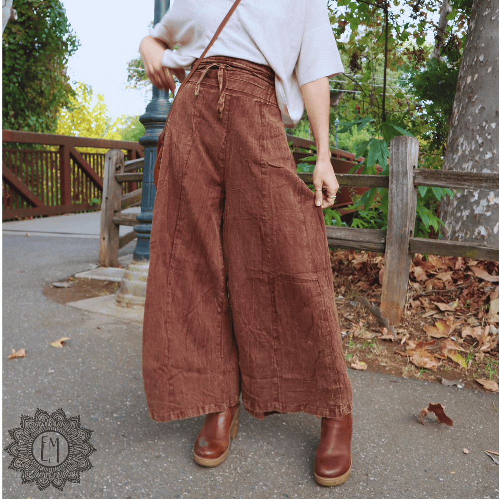 Everyday Wide-Leg Cotton Trousers