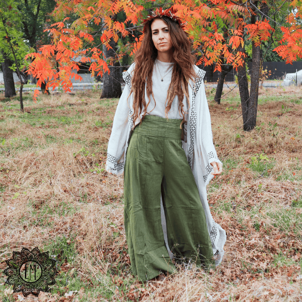 Everyday Wide-Leg Cotton Trousers