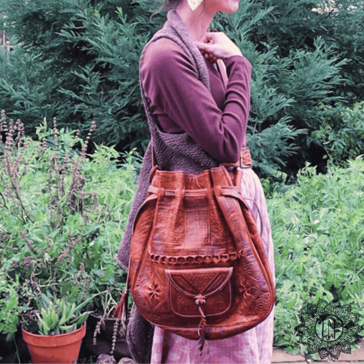 Moroccan Leather Shoulder Bag