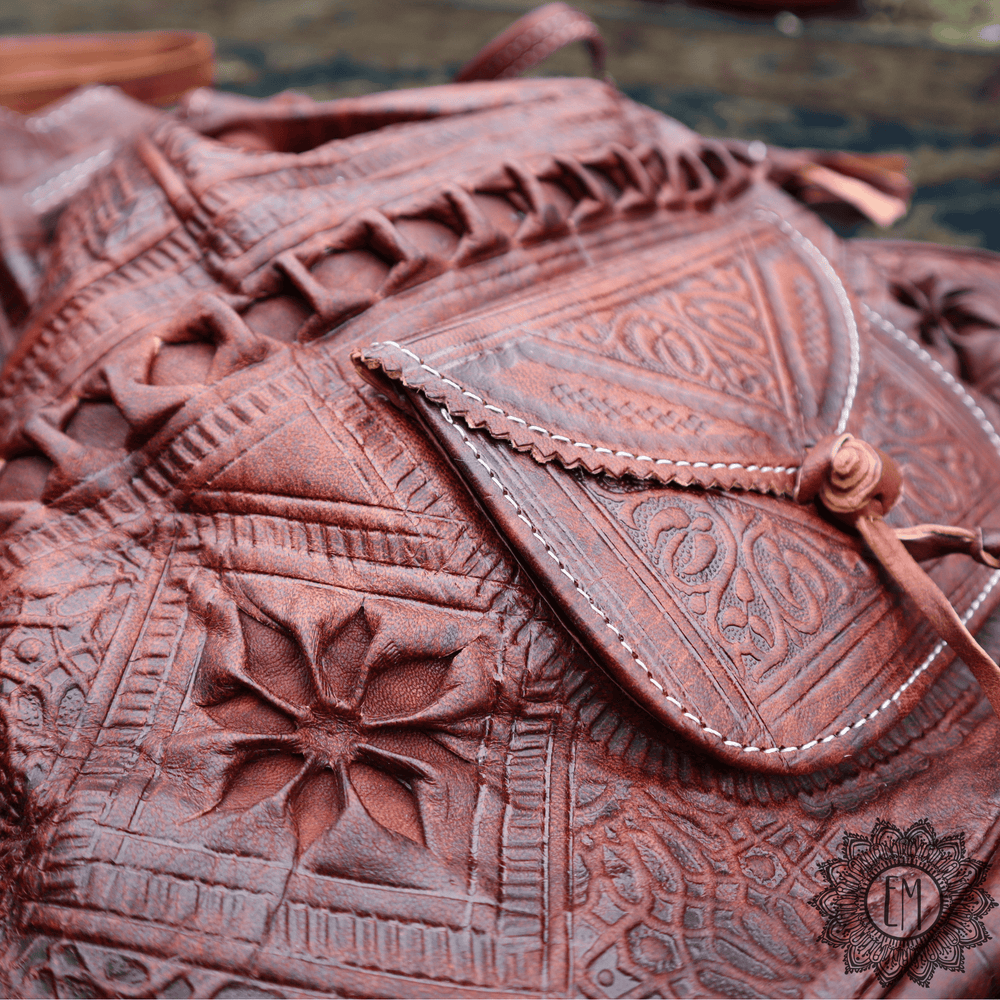 Moroccan Leather Shoulder Bag