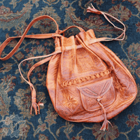 Moroccan Leather Shoulder Bag