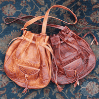 Moroccan Leather Shoulder Bag