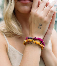 Priya Scrunchie Bracelet 3 - Pack - Ethically Made