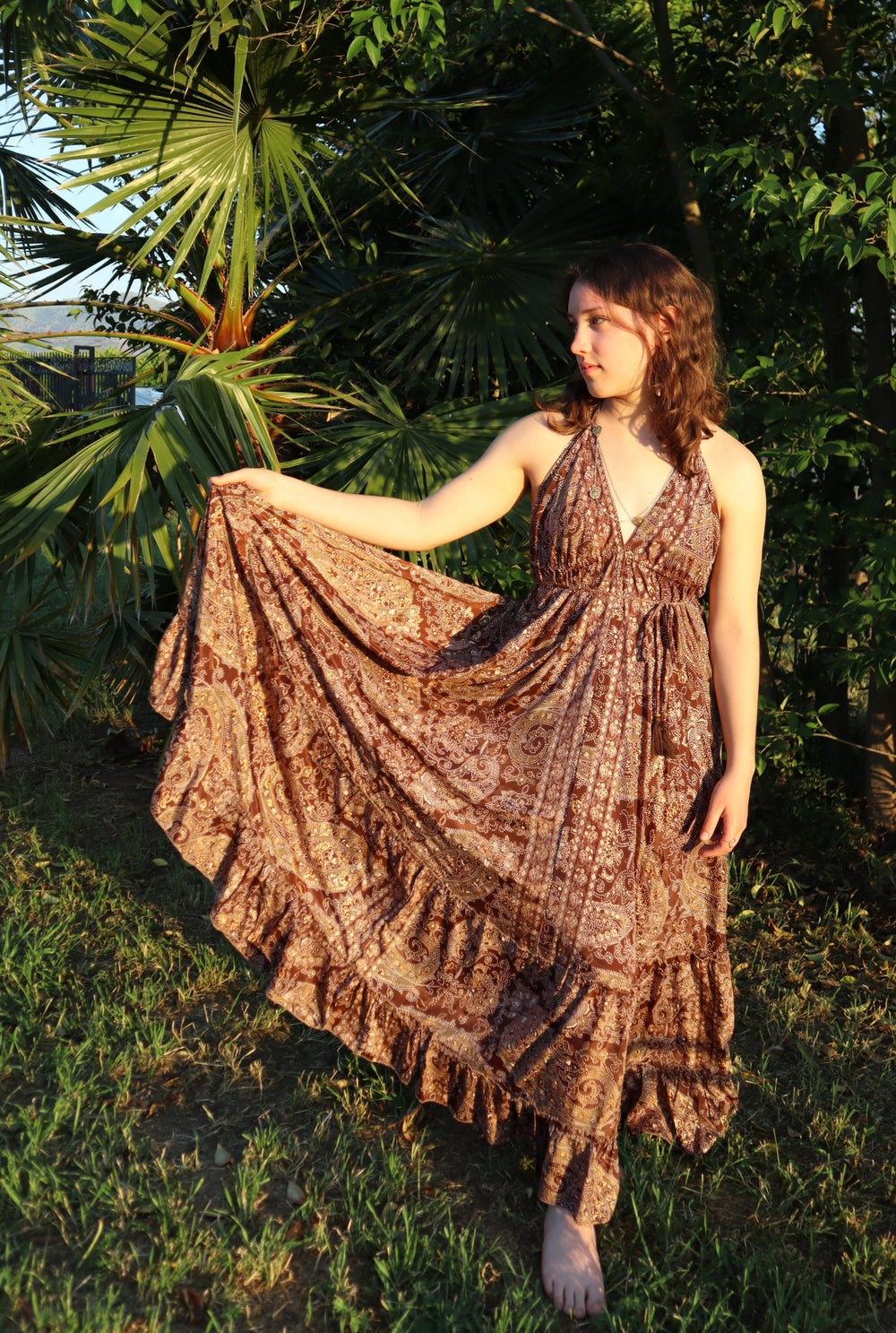 Harini Halter Dress (0006) - Ethically Made