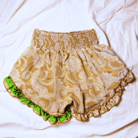 OOAK Silk Sari Shorts Md/Lg (0007) - Ethically Made