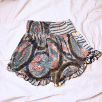 OOAK Silk Sari Shorts Md/Lg (0009) - Ethically Made