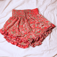 OOAK Silk Sari Shorts Md/Lg (0010) - Ethically Made