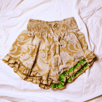 OOAK Silk Sari Shorts Md/Lg (0007) - Ethically Made