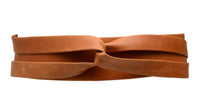 Midi Wrap Belt - Cognac - Ethically Made