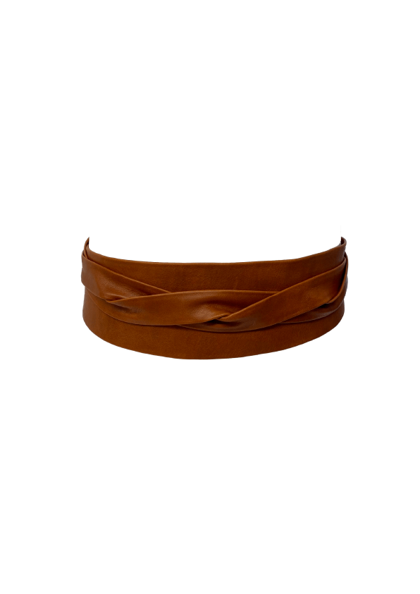 Wrap Belt - Whiskey - OS - Ethically Made