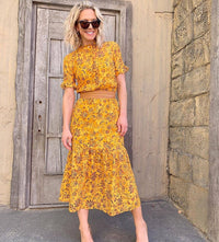 Midi Wrap Belt - Cognac - Ethically Made